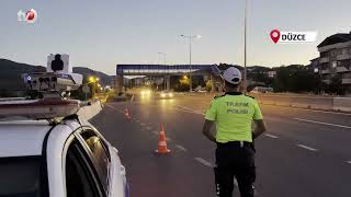 Düzce'de Kuralsız Sürücüye Geçit Yok