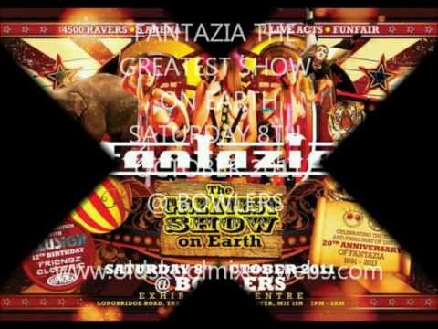 Fantazia The Greatest Show on Earth @ Bowlers 8/10/2011 Stu Allan Manchester Rave