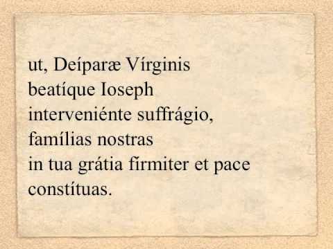 S. Familiæ - Oratio super oblata