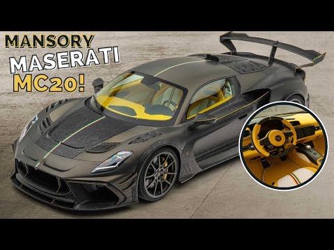 Mansory Maserati MC20 First Edition Is An Extreme Carbon Fiber Monster