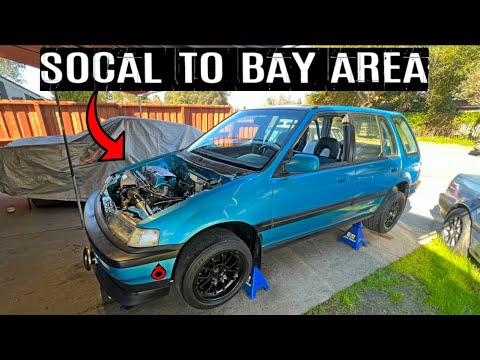 THEY DROVE 7 HOURS IN HOPES OF FIXING HIS CIVIC WAGON !