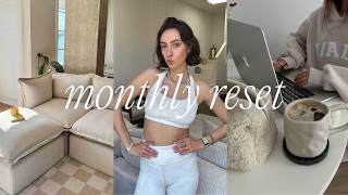 MONTHLY RESET 📆✨ out with the old, becoming CONSISTENT, & prepping for a new month (VLOG)