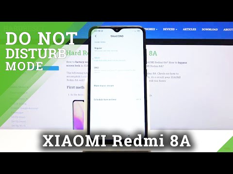 How to Activate Do Not Disturb Mode in XIAOMI Redmi 8A - Block Sounds & Vibrations