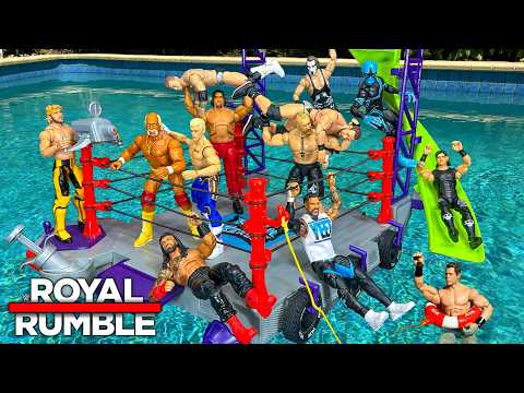Pool Royal Rumble 2025 - Multiverse WWE Action Figure Match!