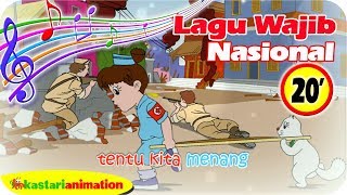 Download lagu Lagu Wajib Nasional Indoneisa Raya 20 menit bersama Diva Animasi Anak | Kastari Animation  mp3