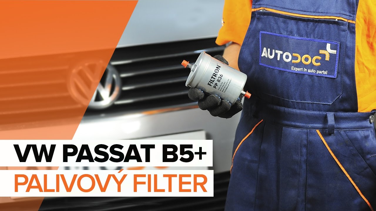 Ako vymeniť palivový filter na VW Passat B5 Variant bensin – návod na výmenu