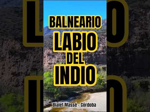 Conocemos un MÍTICO BALNEARIO: LABIO DEL INDIO #shorts #fyp #travel