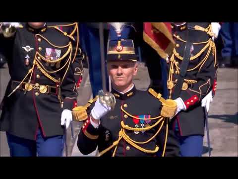 Hell March - Parade of the French Armed Forces during the Bastille Day - Macron and Trump