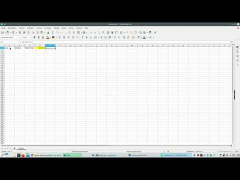 LibreOffice Calc - Daten aus Zellen in andere übertragen