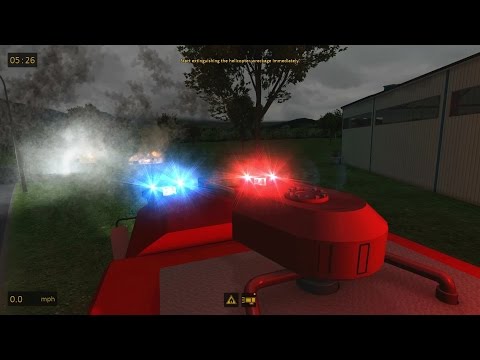 American Airport Firefighters Simulator - Helicopter Crash!