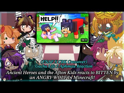 Angry Wolf Bites Afton Kids in Minecraft!