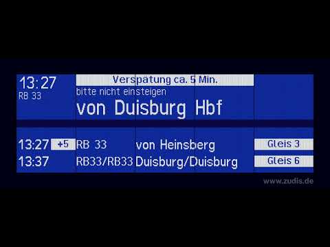 Bahnsteigansagen von Heiko Grauel in Aachen Hbf