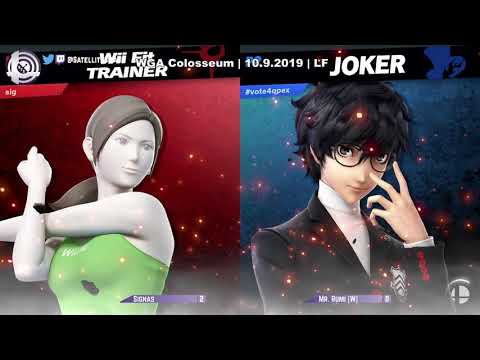 Signas [L] (Wii Fit Trainer) vs. Rumi (Joker) - WGA Colosseum 24 - Grand Finals