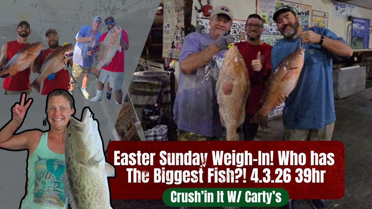 Easter Sunday Offshore Deep Sea Fishing in The Gulf with the Carty's | 4.3.2026 | Hubbard's Marina