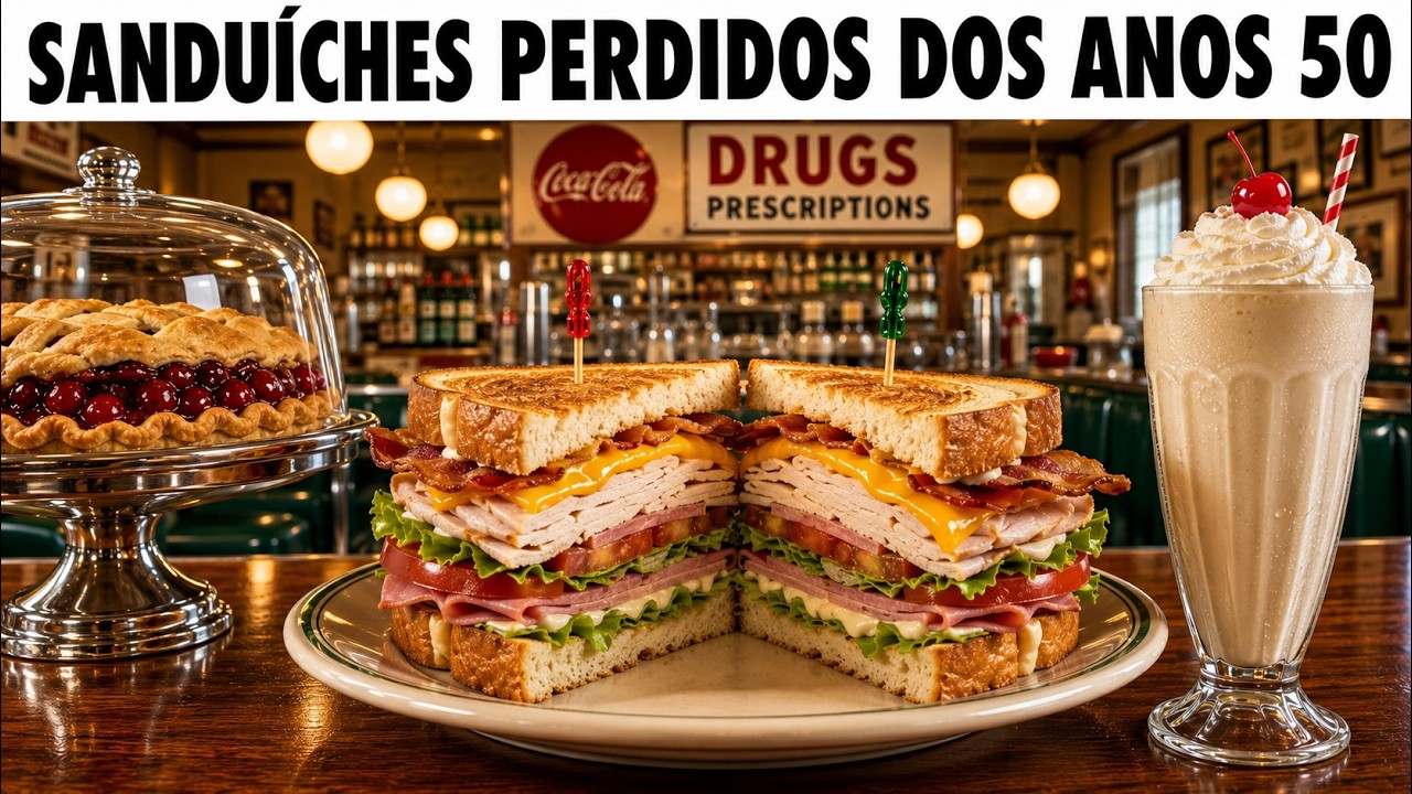 25 Sanduíches Esquecidos dos Balcões dos Anos 1950 Que Desapareceram Para Sempre IA