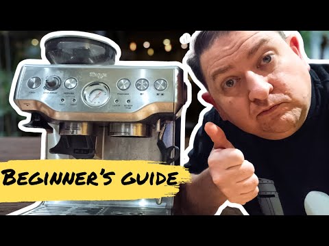 Making your first espresso with the Sage / Breville Barista Express