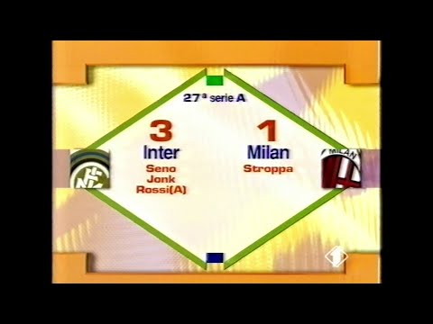 1994-95 (27th - 15-04-1995) INTER-Milan 3-1 [Seno,Jonk,Stroppa,Aut.S.Rossi] Pressing Service Italia1