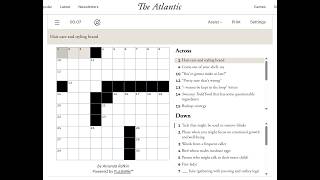 The Atlantic Crossword 15/08/2026