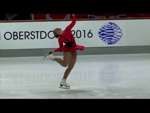 Robyn McDade-Gold Women II Free Skating 2016 Oberstdorf