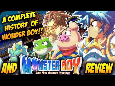 Complete History of Wonder Boy & Monster Boy and the Cursed Kingdom Review!!