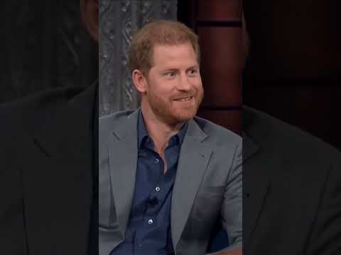 Prince Harry's Hilarious Take on Binge-Watching 'The Crown #shorts
