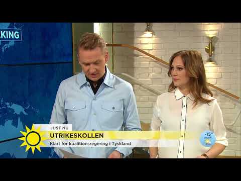 Elisabet Frerot: "Merkel is back" - Nyhetsmorgon (TV4)