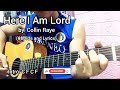 Here I Am Lord by Collin Raye | Guitar Chords with Lyrics