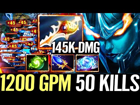 🔥 50 KILLS 1200 GPM Phantom Assassin MEGA CREEPS Comeback — 2x Rapier 145K DMG Carry Dota 2 Pro