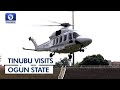 President Tinubu Visits Top Monarchs In Ogun State