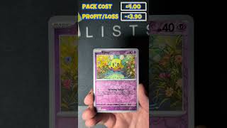 87th Pack - Can I make a profit from 100 packs? #shorts #pokemom #surgingsparks