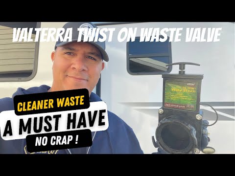 Neat RV Sewer Tip-Valterra Twist Valve is a must have when dumping your black/gray tanks.