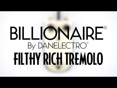 Danelectro Billionaire Filthy Rich Tremolo 2010s - Cream/Black image 7