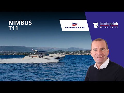 Easy boating der Nimbus T11 mit Assistant Docking | 2,3 l/nm bei 33 kn | Große Sonnenliege