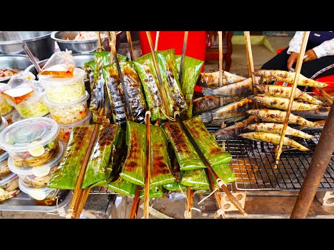 Amazing street food stalls @ Oudong hillside resort, Cambodian tourist lunch @ weekend