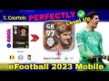 How to Train T. COURTOIS in PERFECT WAY eFootball 2023 Mobile | Training Guide & Tutorial