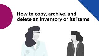 How to copy, archive, and delete an inventory or its items  | SciNote tutorial