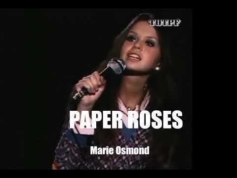 Paper Roses Lyrics by Marie Osmond