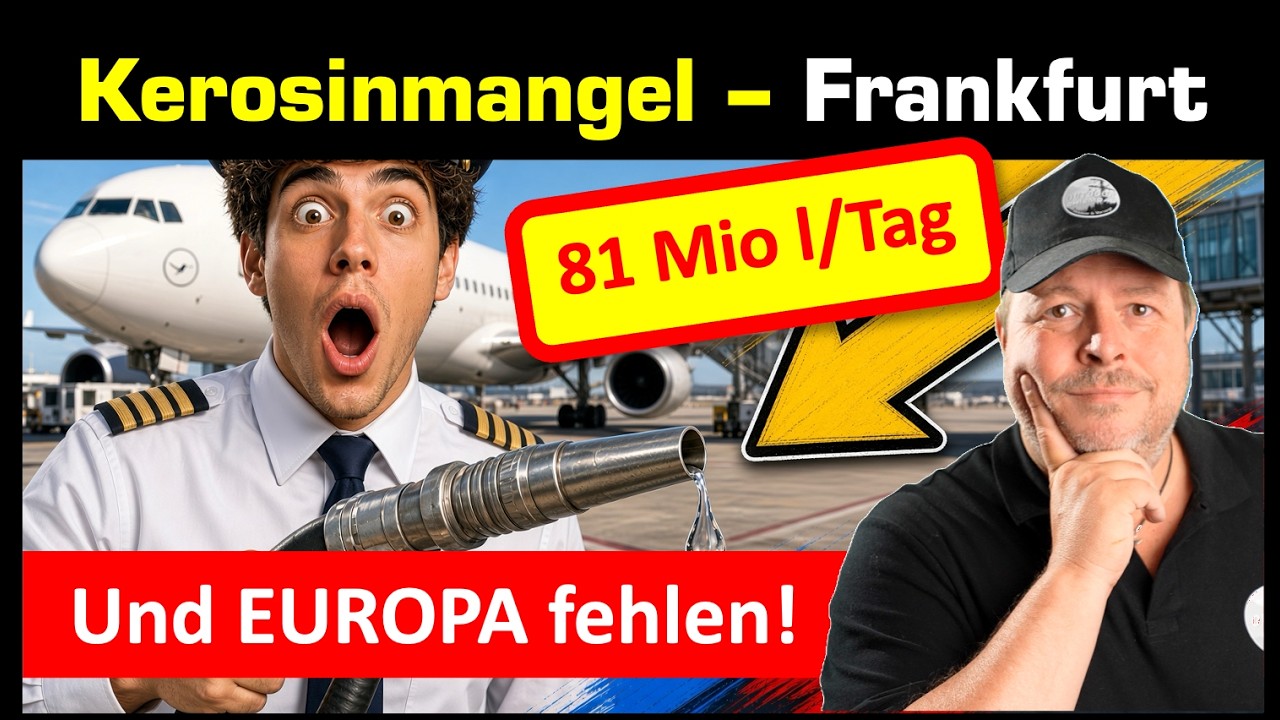 Kerosinmangel Frankfurt Flughafen und Europa fehlen 81 Mio l/Tag