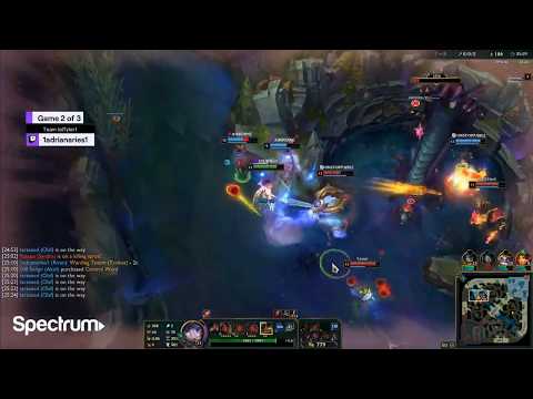 Twitch Rivals 2019 Finals - Tyler1 Freaking Out After Tarzaned Steals Baron For His Team