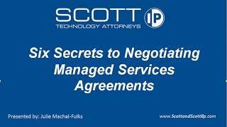 Six Secrets to Negotiating Managed Services Agreements