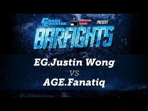 Bar Fights: EG Justin Wong (@JWonggg) vs AGE Fanatiq (@MrFanatiq) - First to 10 - UMVC3 - 1/27/13