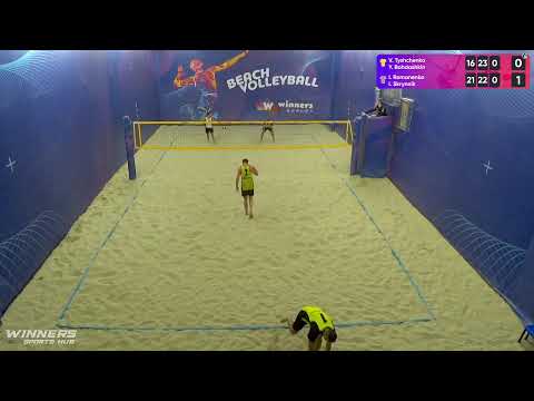 12:50 V. Tyshchenko / Y. Bohdashkin - I. Romanenko / I. Skrynnik 28.09.2022 | Winners Beach Volleyba