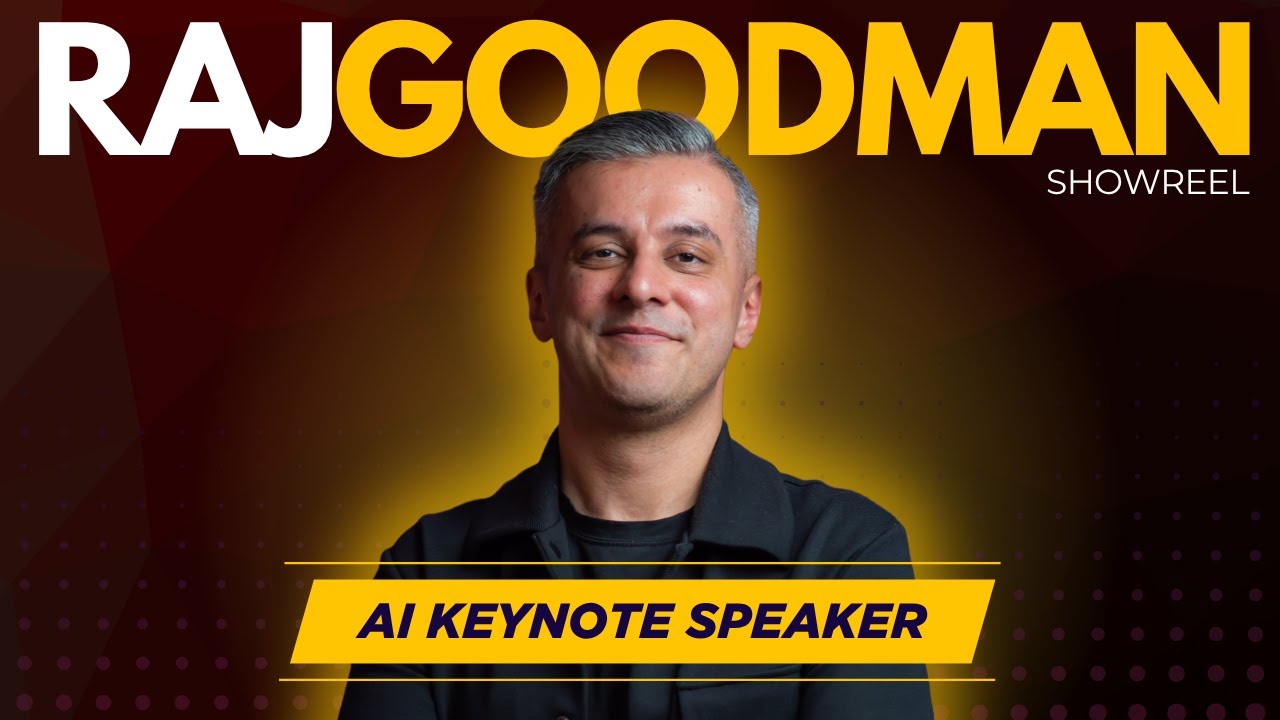 Raj Goodman showreel - AI keynote speaker