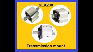 How to replace SLK230 Transmission mount
