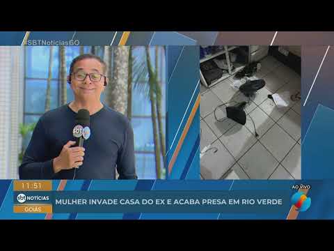 Mulher invade casa do ex-companheiro e acaba presa em Rio Verde