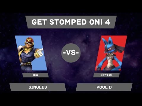 GSO4 PM - Rens (Captain Falcon) vs S@W | Dom (Lucario) | Singles Pool D