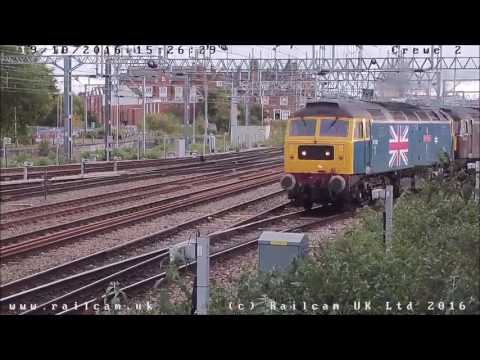 WCRC Light engine moves @ Crewe 19-10-16 & ROG Peterborough