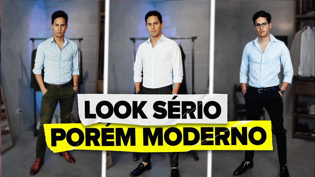 Como montar looks sérios e modernos para TRABALHO