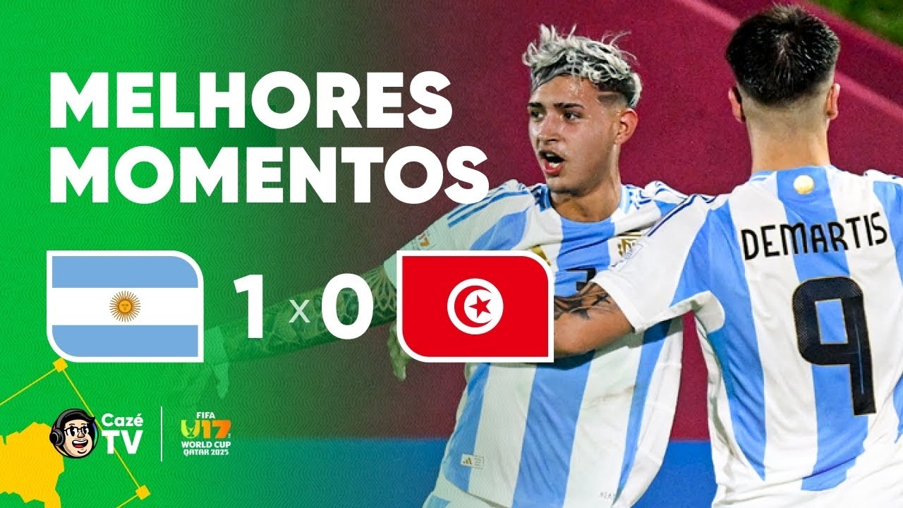 MELHORES MOMENTOS: ARGENTINA 1 X 0 TUNÍSIA | COPA DO MUNDO SUB-17 FIFA™ 2025 | FASE DE GRUPOS