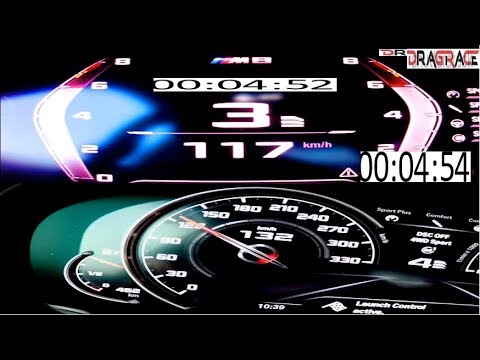 Thumbnail for BMW M5 Competition 625 HP vs BMW M8 Competition 2020 625 HP - Acceleration Sound  0 -100 0 -200km/h by June, Bmw m8, BMW, video, Vehicle, vide, BMW M5
